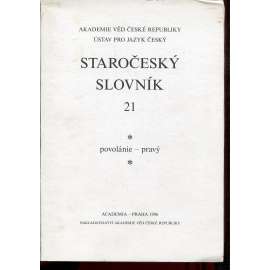 Staročeský slovník, sv. 21. Povolánie-pravý