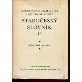 Staročeský slovník, sv. 15. Paběničský-pevnina