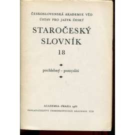 Staročeský slovník, sv. 18. Pochlebný-pomysliti