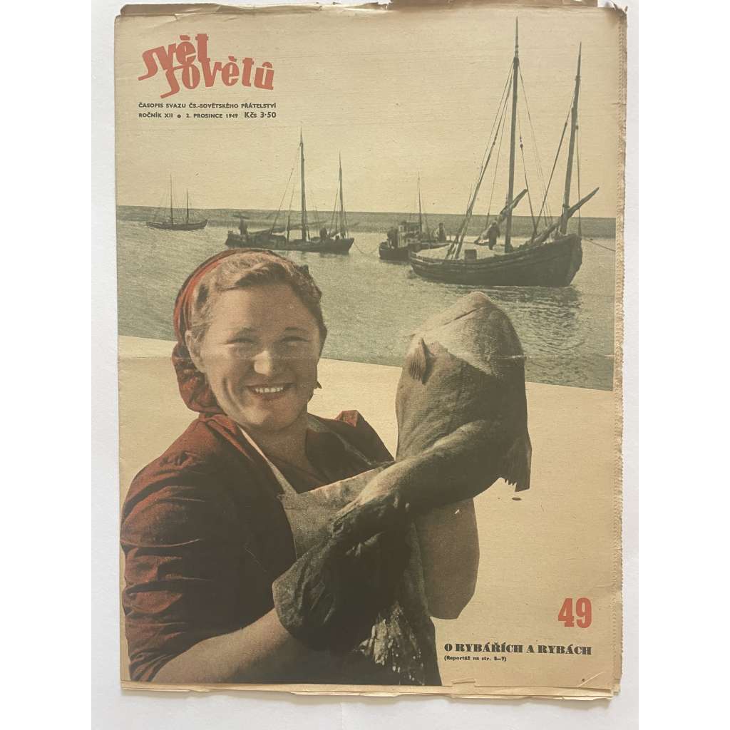 Svět sovětů, ročník XII., číslo 49/1949 (časopis, noviny)