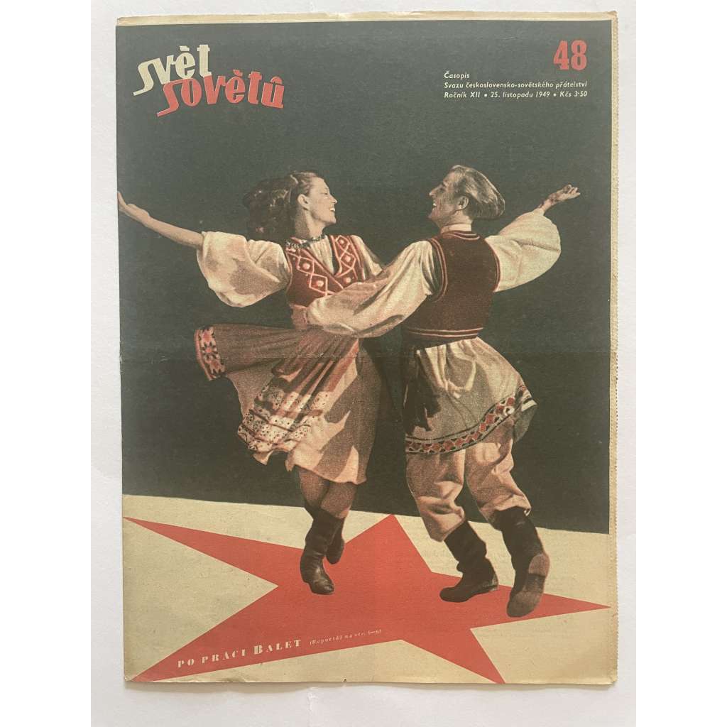Svět sovětů, ročník XII., číslo 49/1949 (časopis, noviny)