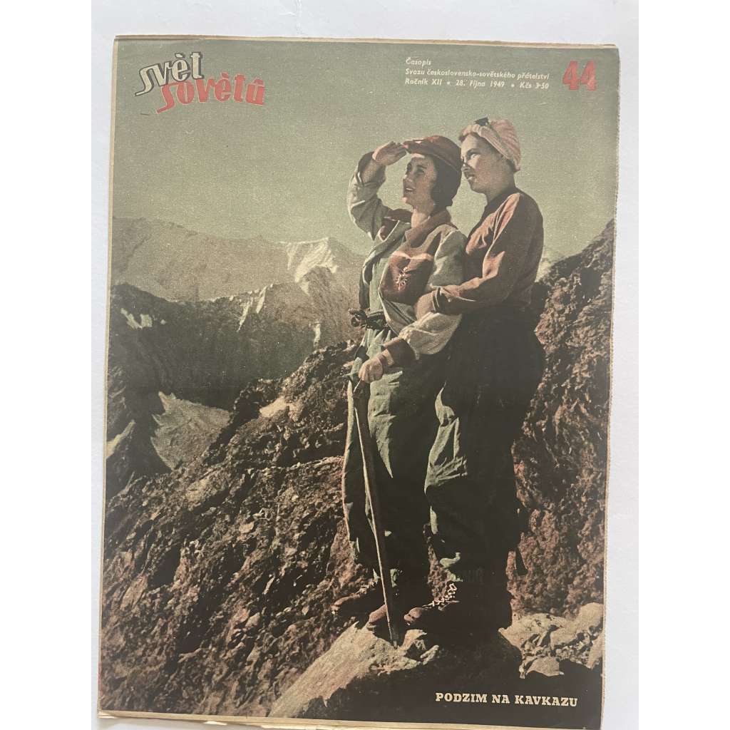 Svět sovětů, ročník XII., číslo 44/1949 (časopis, noviny)