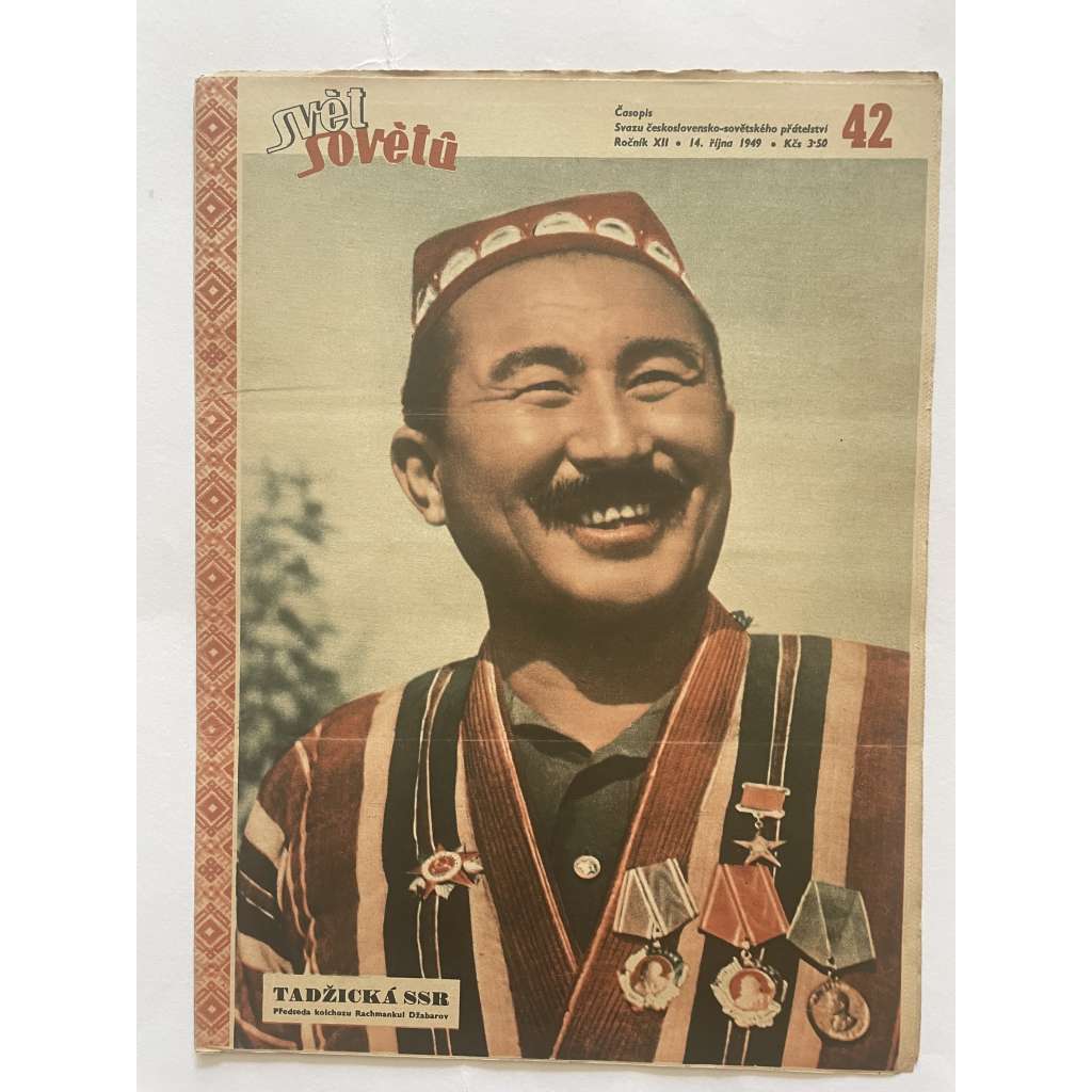 Svět sovětů, ročník XII., číslo 42/1949 (časopis, noviny)