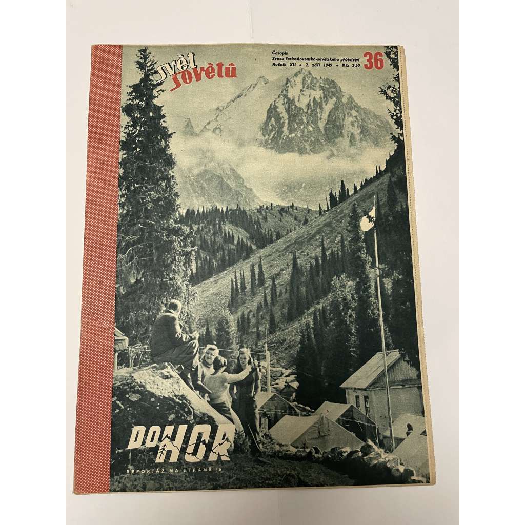 Svět sovětů, ročník XII., číslo 36/1949 (časopis, noviny)