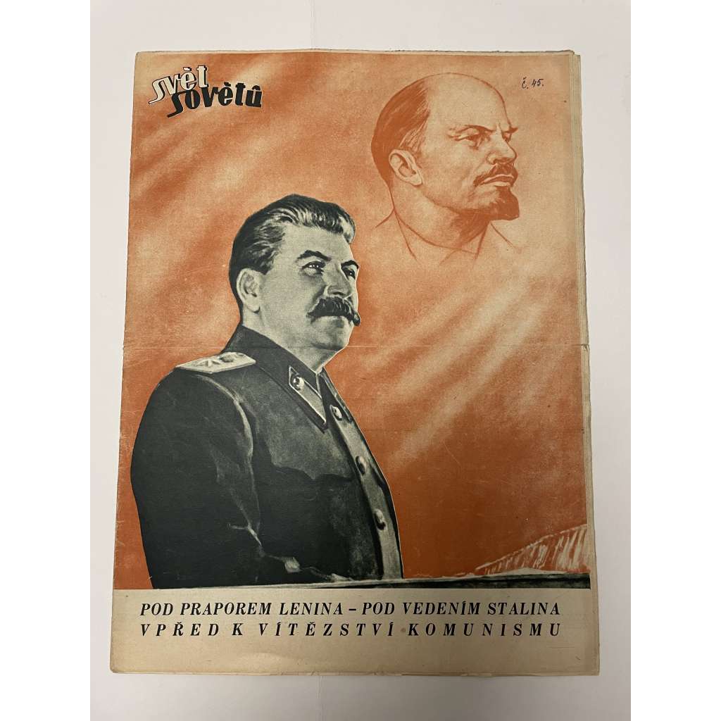 Svět sovětů, ročník XII., číslo 45/1949 (časopis, noviny)