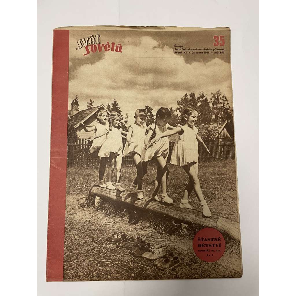 Svět sovětů, ročník XII., číslo 35/1949 (časopis, noviny)