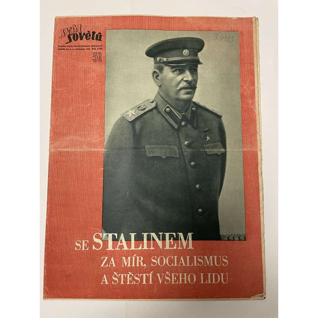 Svět sovětů, ročník XII., číslo 51/1949 (časopis, noviny)