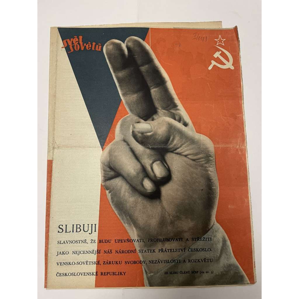 Svět sovětů, ročník XII., číslo 50/1949 (časopis, noviny)