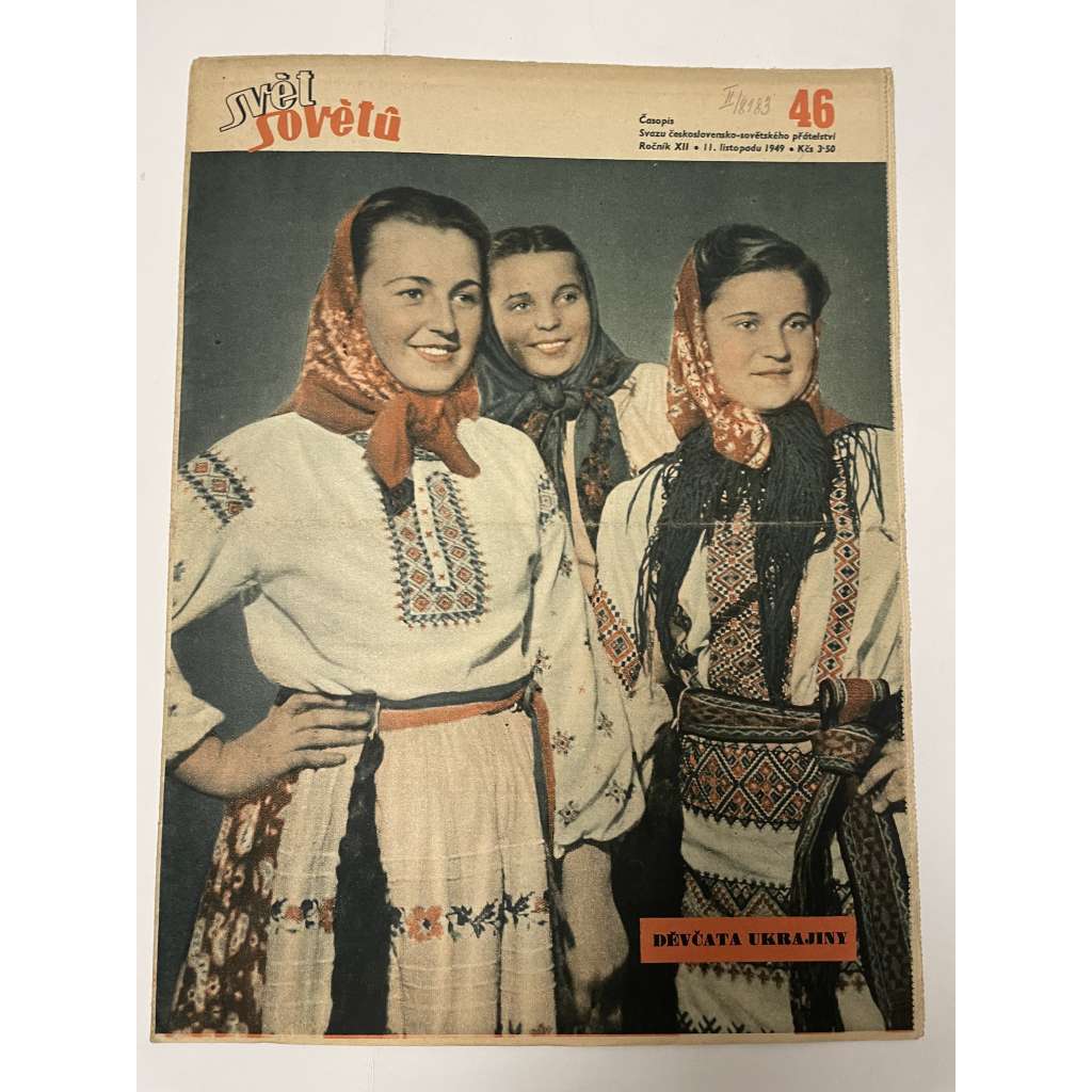 Svět sovětů, ročník XII., číslo 46/1949 (časopis, noviny)