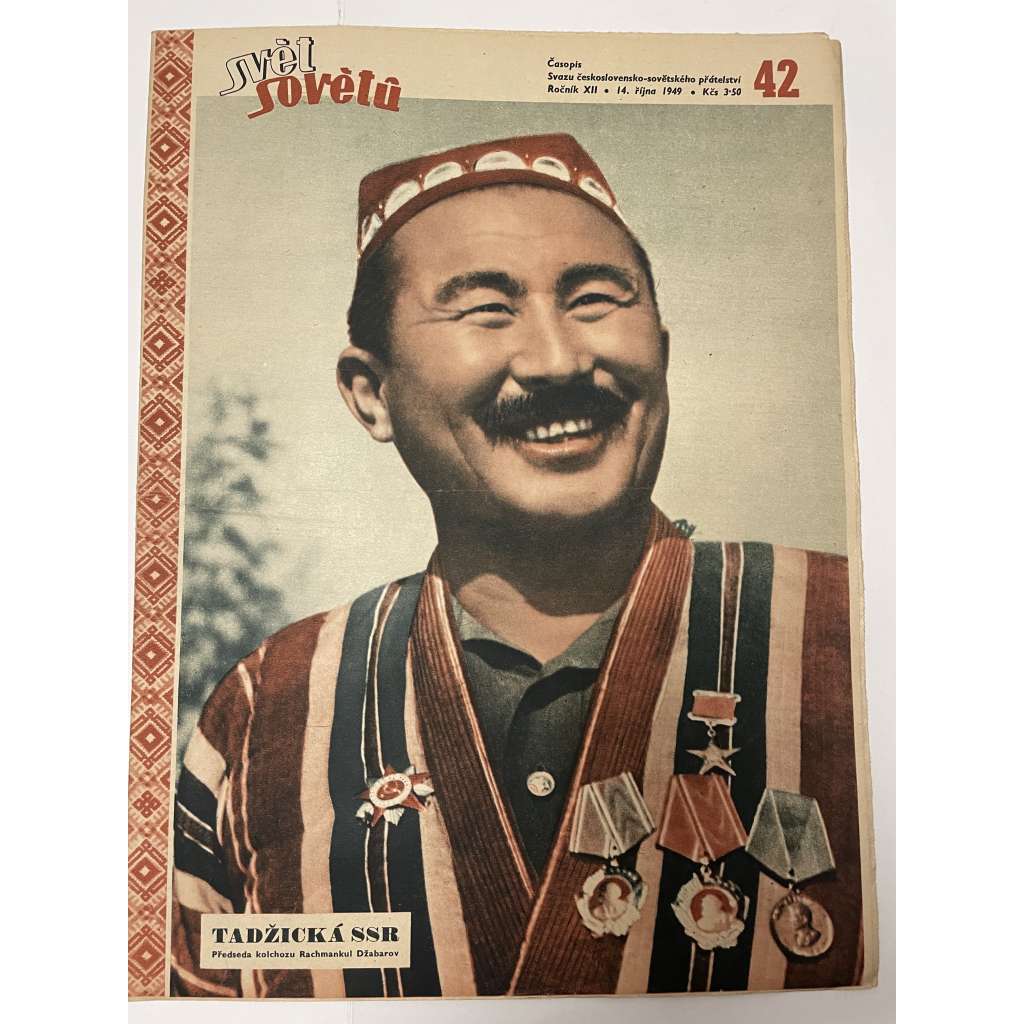 Svět sovětů, ročník XII., číslo 42/1949 (časopis, noviny)