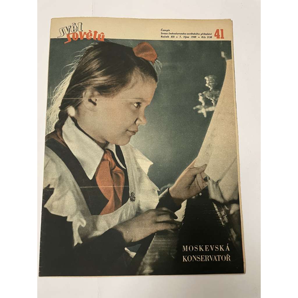 Svět sovětů, ročník XII., číslo 41/1949 (časopis, noviny)