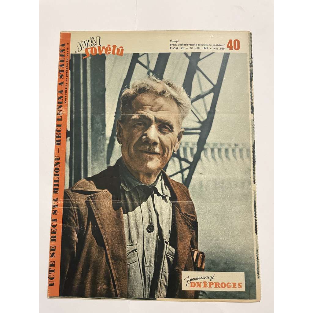 Svět sovětů, ročník XII., číslo 40/1949 (časopis, noviny)
