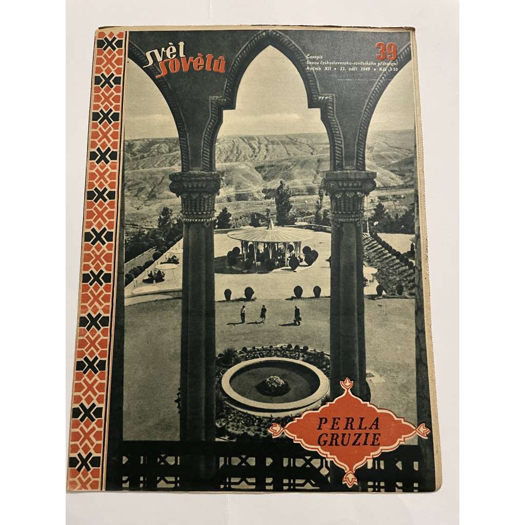 Svět sovětů, ročník XII., číslo 39/1949 (časopis, noviny)