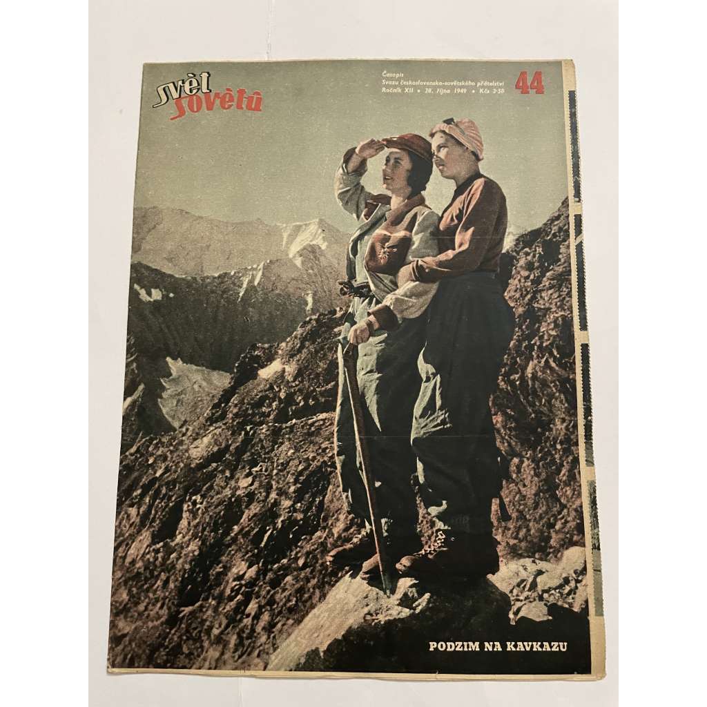 Svět sovětů, ročník XII., číslo 44/1949 (časopis, noviny)