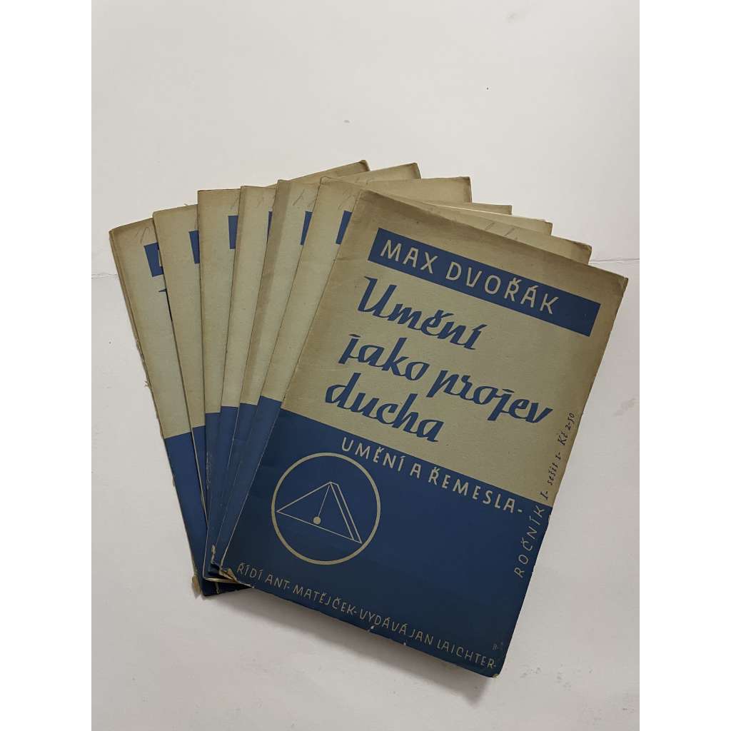Umění jako projev ducha, ročník I., sešit 1-9/1936 (Sešitové vydání)