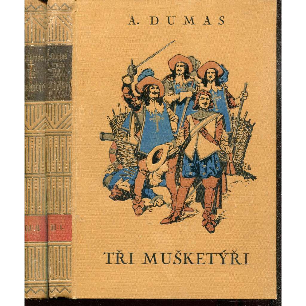 Tři mušketýři I. a II. (2 svazky)