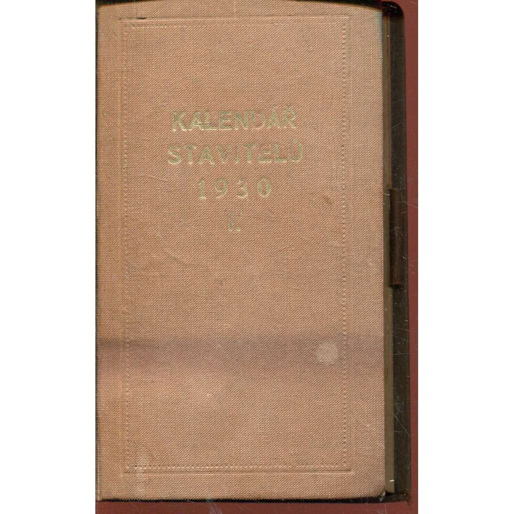 Kalendář stavitelů 1930