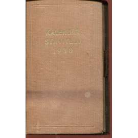 Kalendář stavitelů 1930