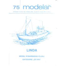 Modelář, číslo 75. Stavební plány pro modeláře, zájmové kroužky a školy (letadla, letectví) - Linda