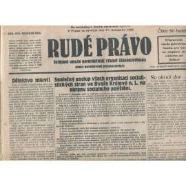Rudé právo, ročník VIII., číslo 272/1927. Ústřední orgán Komunistické strany Československa (staré noviny, 1. republika)