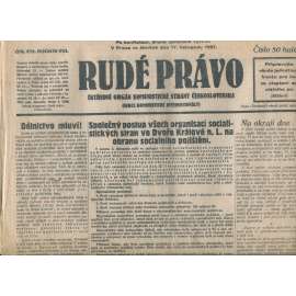 Rudé právo, ročník VIII., číslo 272/1927. Ústřední orgán Komunistické strany Československa (staré noviny, 1. republika)
