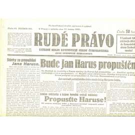 Rudé právo, ročník XII., číslo 14/1931. Ústřední orgán Komunistické strany Československa (staré noviny, 1. republika)