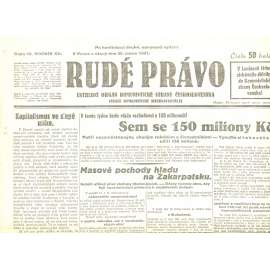 Rudé právo, ročník XII., číslo 16/1931. Ústřední orgán Komunistické strany Československa (staré noviny, 1. republika)