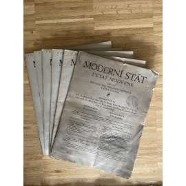 Moderní stát, ročník I, číslo 1-10/1928. Revue pro politiku, parlamentarismus a vědy státní