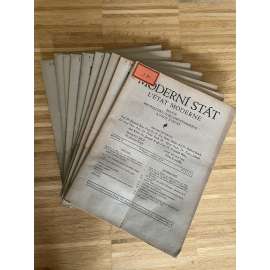 Moderní stát, ročník II, číslo 1-10/1929. Revue pro politiku, parlamentarismus a vědy státní