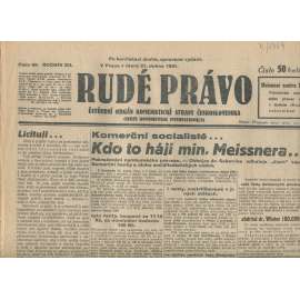 Rudé právo, ročník XII., číslo 69/1931. Ústřední orgán Komunistické strany Československa (staré noviny, 1. republika)