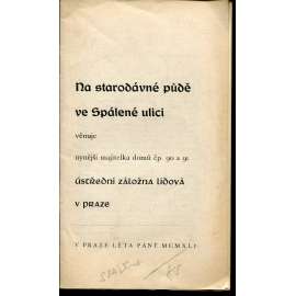 Na starodávné půdě ve Spálené ulici (Praha, Spálená ulice)