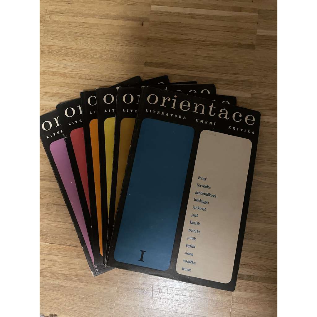 Orientace, číslo 1-6/1968-1969. (Literatura - umění - kritika) - časopis