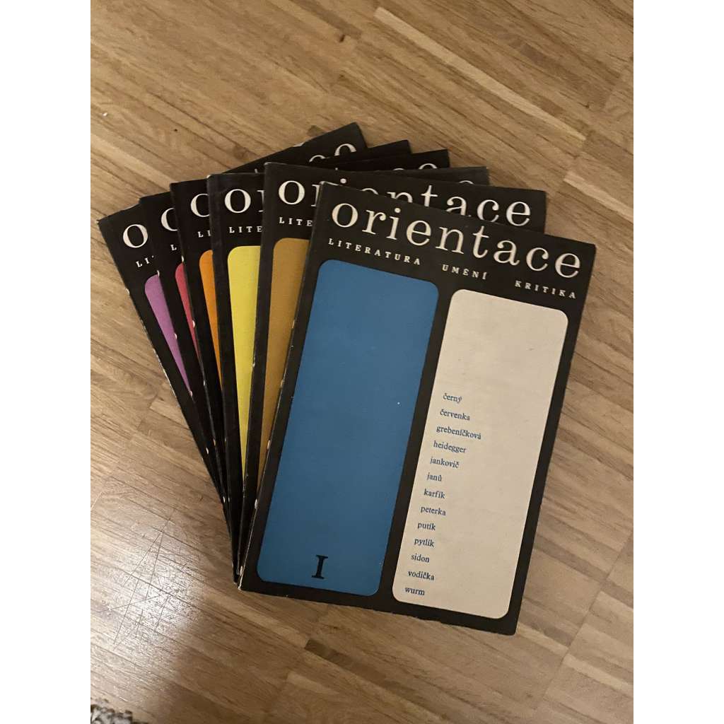 Orientace, číslo 1-6/1968-1969. (Literatura - umění - kritika) - časopis