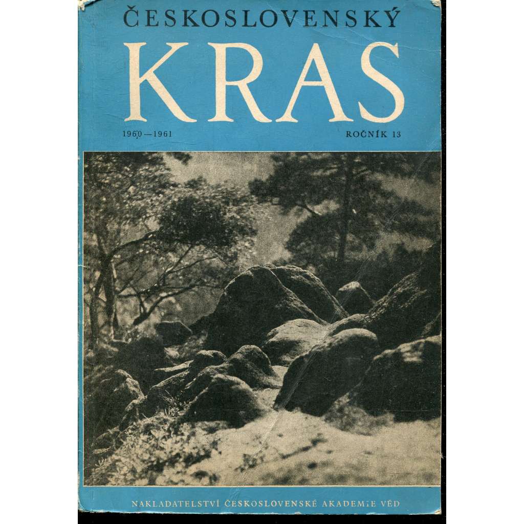 Československý kras, ročník 13/1960-1961 Československý kras, ročník 13/1960-1961