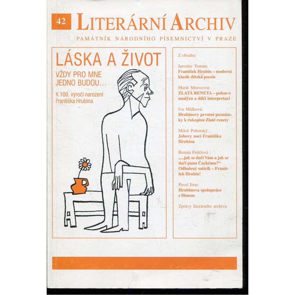 Literární archiv - Sborník č. 42/2010 (František Hrubín)
