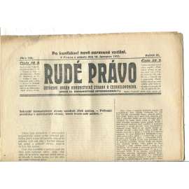 Rudé právo, ročník VI., číslo 166/1925 - staré noviny - [komunisté, komunismus]