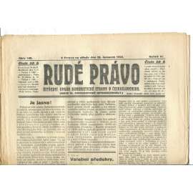 Rudé právo, ročník VI., číslo 169/1925 - staré noviny - [komunisté, komunismus]