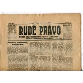 Rudé právo, ročník VII., číslo 129/1926 - staré noviny - [komunisté, komunismus]