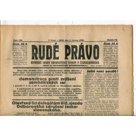 Rudé právo, ročník VII., číslo 132/1926 - staré noviny - [komunisté, komunismus]