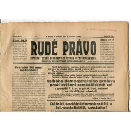 Rudé právo, ročník VII., číslo 133/1926 - staré noviny - [komunisté, komunismus]