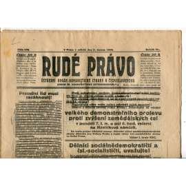 Rudé právo, ročník VII., číslo 133/1926 - staré noviny - [komunisté, komunismus] - pošk.