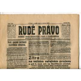 Rudé právo, ročník VII., číslo 134/1926 - staré noviny - [komunisté, komunismus] - nejsou kompletní