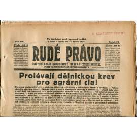 Rudé právo, ročník VII., číslo 139/1926 - staré noviny - [komunisté, komunismus]