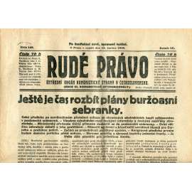 Rudé právo, ročník VII., číslo 140/1926 - staré noviny - [komunisté, komunismus]