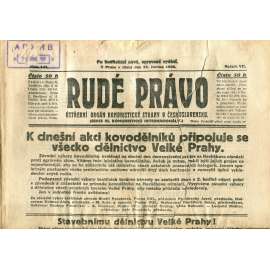 Rudé právo, ročník VII., číslo 141/1926 - staré noviny - [komunisté, komunismus] - pošk.
