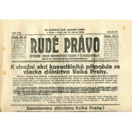 Rudé právo, ročník VII., číslo 141/1926 - staré noviny - [komunisté, komunismus] - nejsou kompletní