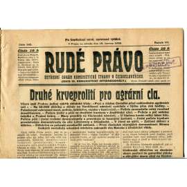 Rudé právo, ročník VII., číslo 142/1926 - staré noviny - [komunisté, komunismus]