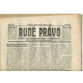 Rudé právo, ročník VII., číslo 176/1926 - staré noviny - [komunisté, komunismus]