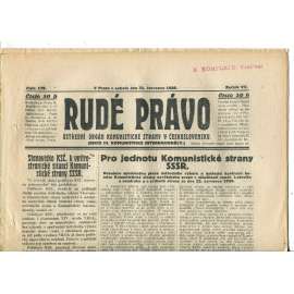 Rudé právo, ročník VII., číslo 179/1926 - staré noviny - [komunisté, komunismus]