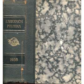 Zahraniční politika 1935 [Sborník pro studium mezinárodních otázek politických, hospodářských a právních (s přílohou Věstník Ministerstva zahraničních věcí] (vazba kůže - polokožená)